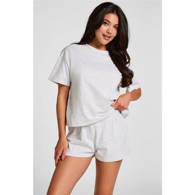 Hunkemöller Pyjamaset Cotton Grijs