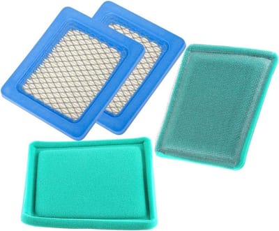 ByShane - Vervangbare Flat Air Filter Cartridge voor Motor met Pre Filter - Compatibel met Briggs & Stratton - Passend bij Gc135, Gcv135, Gc160, Gcv160, Gc190, Gcv190, Gx100 - Inclusief 71933, 491435, 493537 - Hoogwaardige Kwaliteit