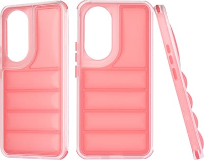 Hoesje geschikt voor HONOR 90 - Techsuit Wave Shield Shockproof Hard Case Back Cover - Rood