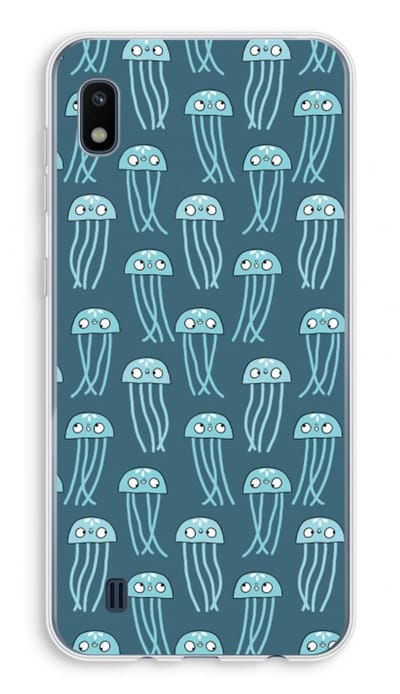 Case Company® - Hoesje geschikt voor Samsung Galaxy A10 hoesje - Kwallie - Soft Cover Telefoonhoesje - Bescherming aan alle Kanten en Schermrand