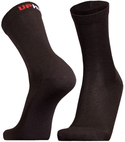 UphillSport - 2-Pack - Merino Linersokken - Dunne Voering Wandelschoen - Heren / Dames - zwart - 35-38 - 8703