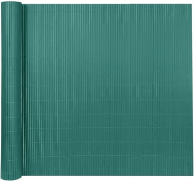 NAIZY PVC Zichtbeschermmat 80x500cm Balkon Zichtbescherming Hek Met Kabelbinders Zichtbescherming Hek Balkonzichtbescherming Windscherm Waterdicht Zonder Booren Voor Tuin Terras, Groen