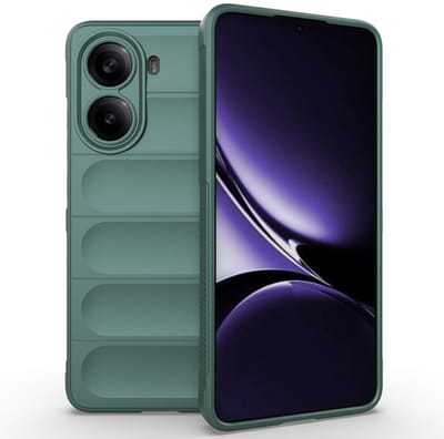 Coverup Hoesje - Geschikt voor Xiaomi Poco X7 Pro Hoesje - Coverup Hands-On Rugged Back Cover - Groen