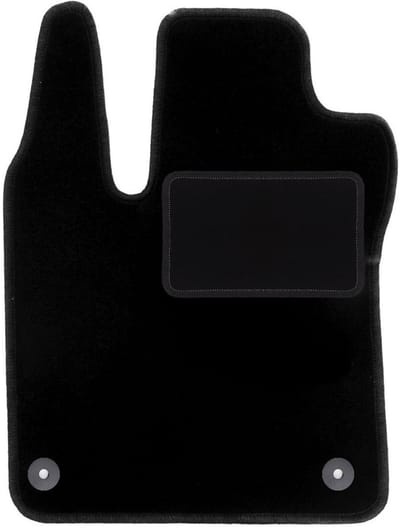 Bestuurdersmat zwart voor: Smart Fortwo III hatchback (2014-2020)