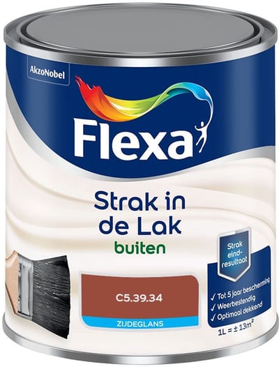 Flexa - Strak In De Lak Buitenlak Zijdeglans - C5.39.34 - Mengverf - 1 L