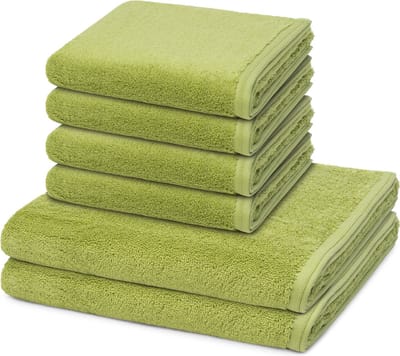 Vossen Sonstiges 4 X handdoek 2 X douchehanddoek - in set 6 pack Vegan Life