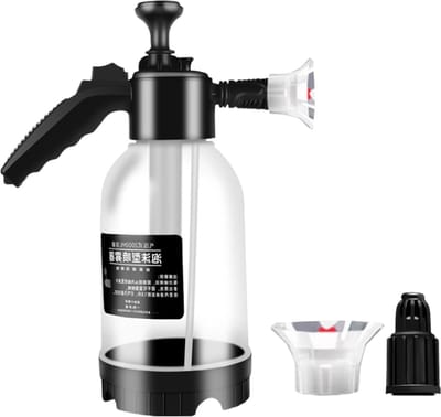 Schuimkanon - Schuimspuitfles Hogedruk - Auto Wassen - Verstelbaar Mondstuk - 2 liter - Transparant