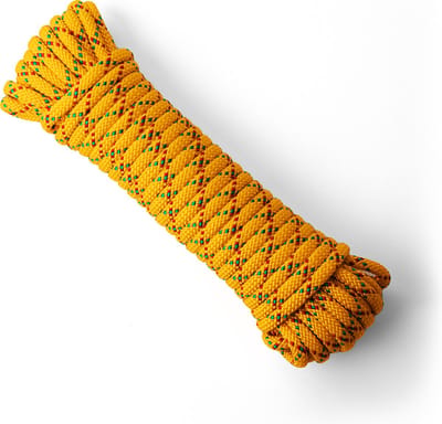 SNURO Polypropyleen Touw (10mm, 20M) - Touw met sterk PP materiaal voor hoge stabiliteit - Stevig en lichtgewicht paracord voor outdoor, survival & tuin, beschikbaar in verschillende diktes en sterktes