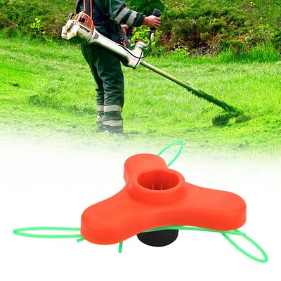 Nylon Grastrimmerkop Vervanging met 3 Lijnen Tuingereedschap Grasmaaieronderdelen