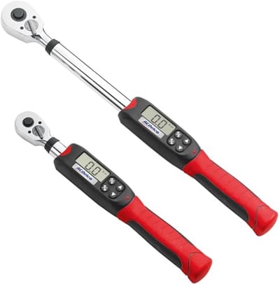 Digitale Momentsleutel Set 3/8 en 1/2 Inch met Geluids- en Lichtwaarschuwing