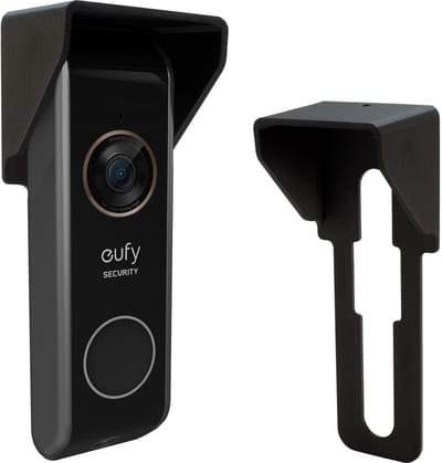 Deurbel cover geschikt voor Eufy Dual S330 en E340 - Beschermt tegen regen en zonneschijn - Geschikt voor Eufy Dual – Zonder extra gaten te boren.