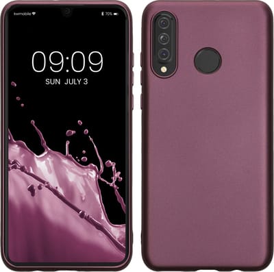 kwmobile telefoonhoesje geschikt voor Huawei P30 Lite - Hoesje voor smartphone - Back cover in metallic lila
