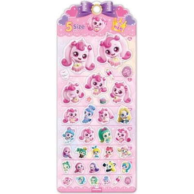 Gemaakt in Korea, KC-gecertificeerd-  Princess Catch! Teenieping Areumping 5-Maten Sticker (6 opties) #Hatchuping white