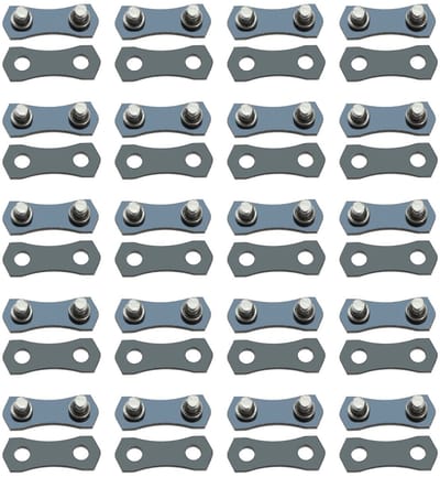 Dailygoods- Zaagketting 20 Stuks - Kettingschakels 3/8LP - Geschikt voor 33 tot 70 Schakels - Dikte 1,3 mm - Robuust en Duurzaam - Eenvoudig te Installeren - Kettingzaag