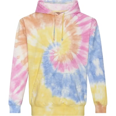 Just Hoods Tie-Dye Hoodie JH022 - TIE-DYE SWIRL - S