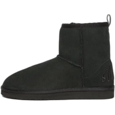 Superdry - Suede Sherpa enkellaarsjes - Dames - Laarzen