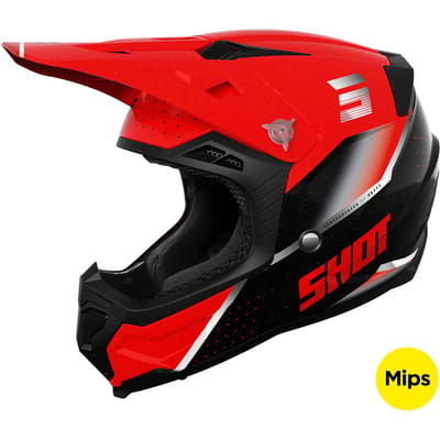 Volle motorhelm Shot Race Gear Core Honor