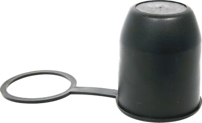 Carpoint Trekhaakdop met Ring – Rubber – Zwart – Universeel – Bescherming Tegen Vuil – Compact Design