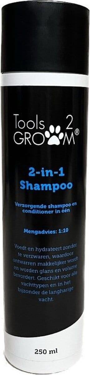 Tools-2-Groom 2-in-1 shampoo en conditioner - voor hond en kat - 250ml