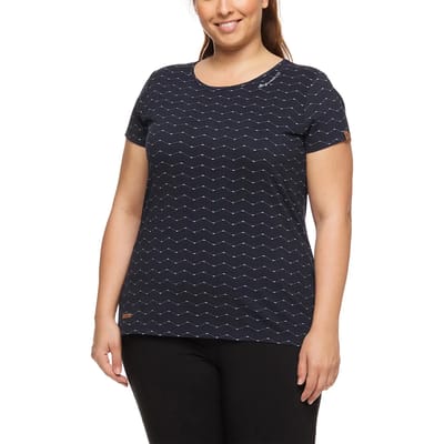 T-shirt dames Ragwear Mint Zig Zag Plus