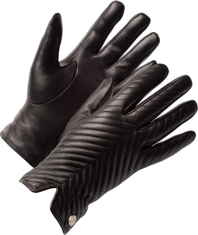 Leren Handschoenen Dames - Comfortabel Warm Gevoerde Handschoenen met Luxe Wollen Voering Voorkom Koude Handen en Vingers - Zacht Schapenleer - Dames Handschoenen Winter - Frickin Model Jen - Touchscreen Handschoenen Zwart - Maat M