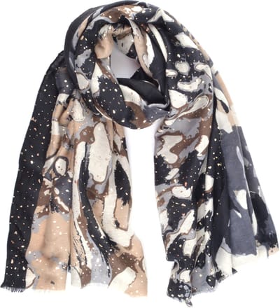 Giuliano '' in between season'' - Zwart - Dames - Sjaal