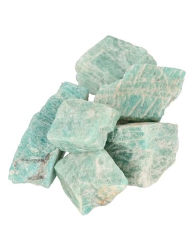 Amazoniet Madagaskar 250 gr. ruwe brokjes
