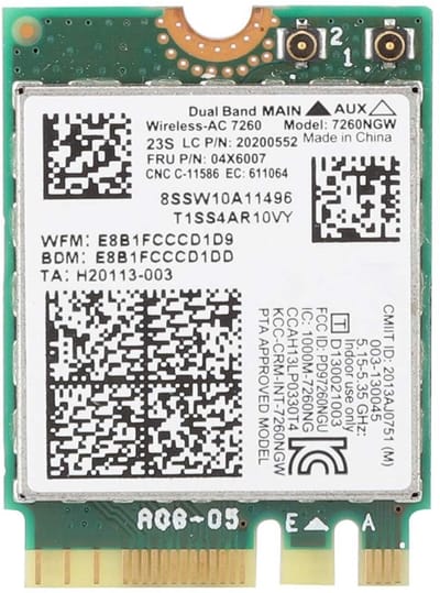 Dailygoody - Draadloze netwerkkaart - Dual-band hoge snelheid - Compact formaat - 802.11ac ondersteuning - 867 Mbps draagbare netwerkkaart - Gesc