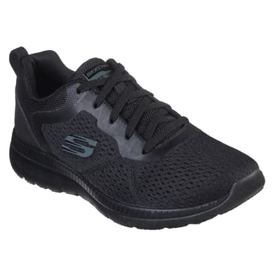 Skechers Bountiful - Quick Path 12607-BBK, Vrouwen, Zwart, Sneakers,Sportschoenen, maat: 39,5