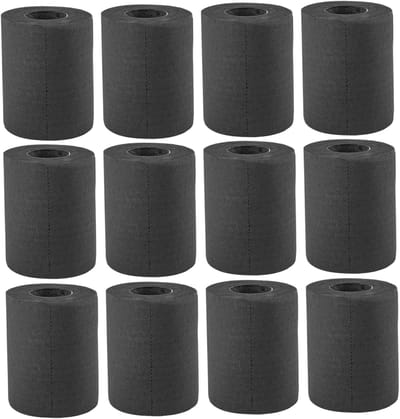 Toiletpapier Rollen - Zacht Papier - Dagelijks Gebruik - 4-Laags Constructie - 12 Stuks - Zwart