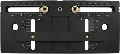 Dailygoods- Handvatperforator Aluminiumlegering - Kastdeur Positioner - Houtbewerking Gereedschap - Handvat Gatverstelling - Verstelbaar - Duurzaam - Handvatgatenboor
