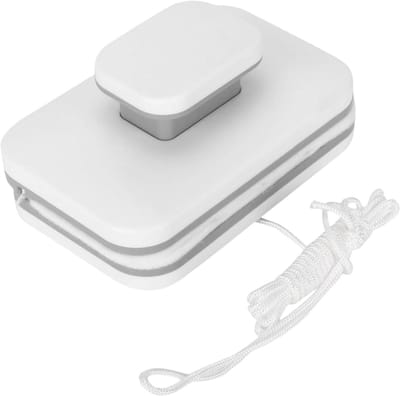 Magnetische raamreiniger - Dubbelzijdige wisser - Voorruit schoonmaken - Veilig anti-klem design - Voor 15-26 mm - Grijs