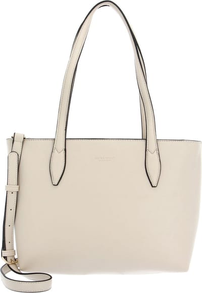 SEIDENFELT MANUFAKTUR Schoudertas Birsta Midi Shopper Cream / Gold Crème