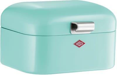 WESCO Mini Grandy Broodtrommel | 2 Liter - Maat S | Metaal - Mint | Brooddoos