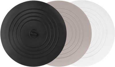 Siliconen Afvoerstop - Universele Stop - Badkamer Keuken - Voorkomt Geurtjes - 15 cm Diameter - 3 Kleuren