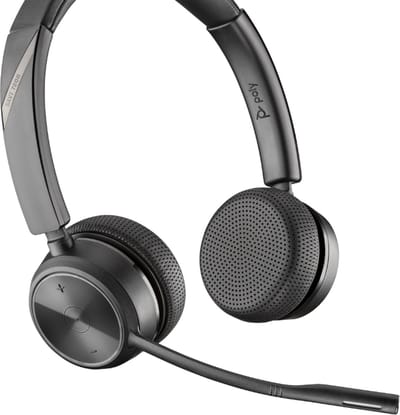 POLY 213352-02 hoofdtelefoon/headset Draadloos Hoofdband Kantoor/callcenter Zwart