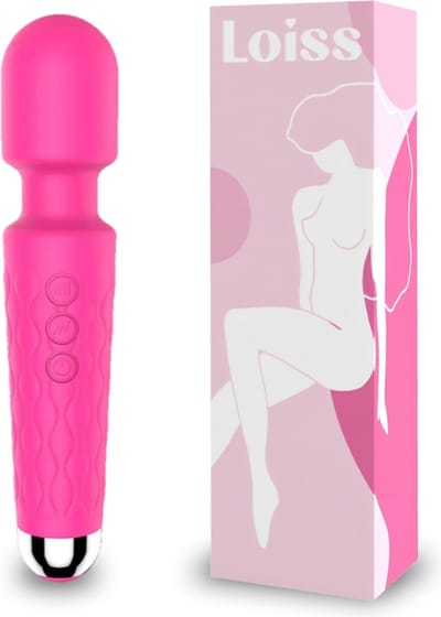 Loiss - Roze - Personal Massager & Magic Wand Vibrator - G Spot Vibrator & Clitoris Stimulator - Stille Vibrators voor Vrouwen – Sex Toys ook voor Koppels - Erotiek