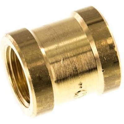 G 3/8'' Messing Ronde Sok 16 Bar [2 Stuks]