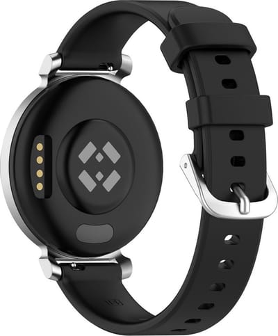 Siliconen bandje - geschikt voor Garmin Lily 2 / Lily 2 Active - zwart