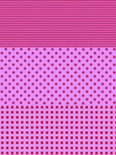 Decopatch papier donkerroze/roze strepen, stippen en blokjes