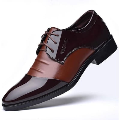 Voorkeur Leren Schoenen Heren Zakelijke Kledingschoenen Heren 46 Casual Schoenen 47 King Size 48 38 bruin