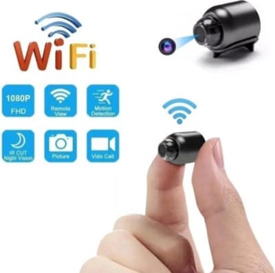 Nieuwe Mini HD 1080P Draadloze Wifi Beveiligingscamera met Cyclus Opname - Voor Buiten, Kamperen, Thuisgebruik Beschermhoes, Beveiligingscamera Draadloos