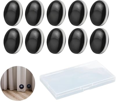 Dailygoods - Douchegordijn Gewichten Set van 10 Stuks met Magneten