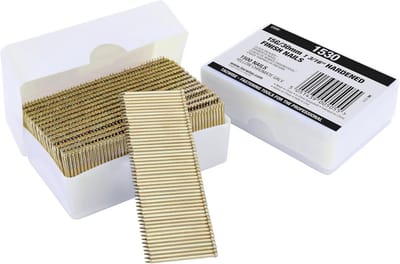 Afwerkingsnagels - Nagels voor beton Houtnagels - Robuust bevestigen - Gehard verzinkt - 30 mm - Geel