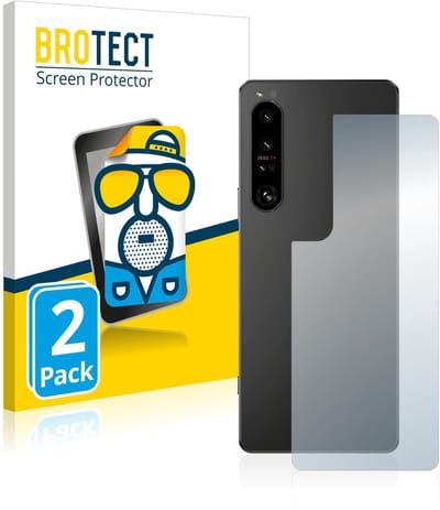 BROTECT - Screenprotector voor Sony Xperia 1 IV (Achterkant) - Folie Beschermfolie matte 2 Stuks