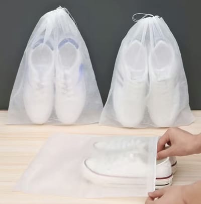 5 stuks Opbergtas schoenen - dustbag - met trekkoord