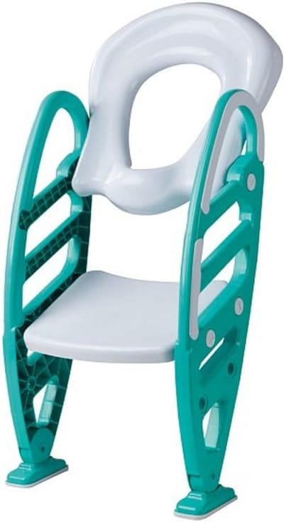 Toilettrainer met Trapje - Kinder Pottraining - Zindelijkheid Leren - Veilig en Stabiel - 51 cm Lengte - Groen