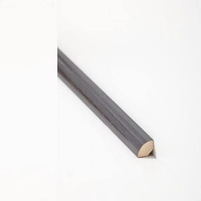Kwartel balk - Massief hout - Muur vloer afwerking - Eenvoudig op maat - 10 meter 5 stuks - Grijs