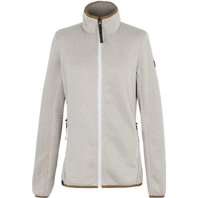 Regatta Dames/Dames Elzie Full Zip Fleecejack (Steenwit/Zacht taupe)