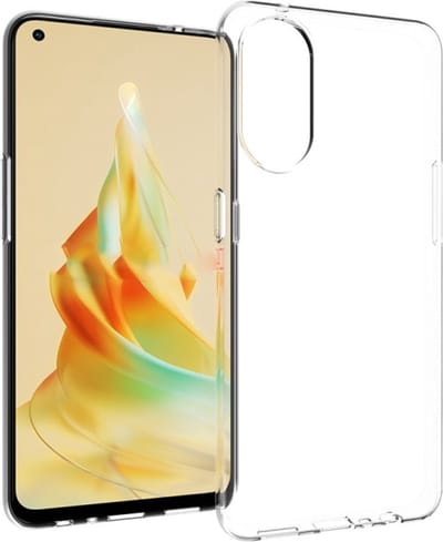 Flexibele achterkant Silicone hoesje Transparant Geschikt voor: Oppo Reno 6 Pro